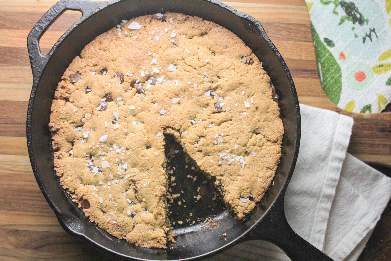 Peanut Butter Skillet Blondies | Ali Miller RD